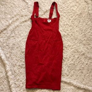 Unique Vintage Red Dress Size S